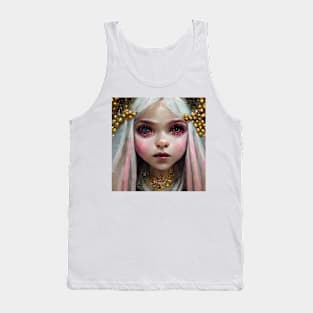 White Faerie by Kim Turner Art Tank Top